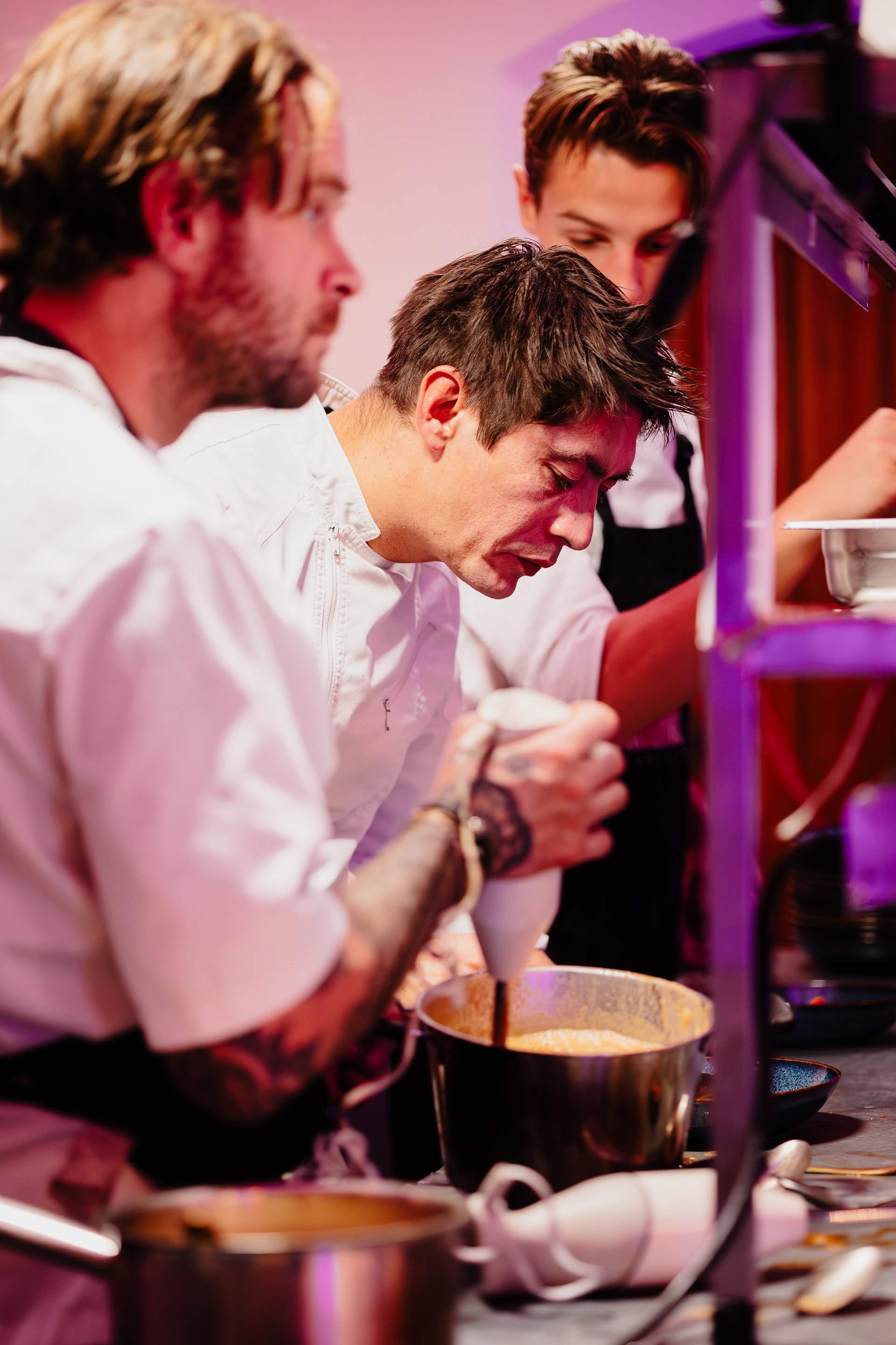 Chefs in de keuken
