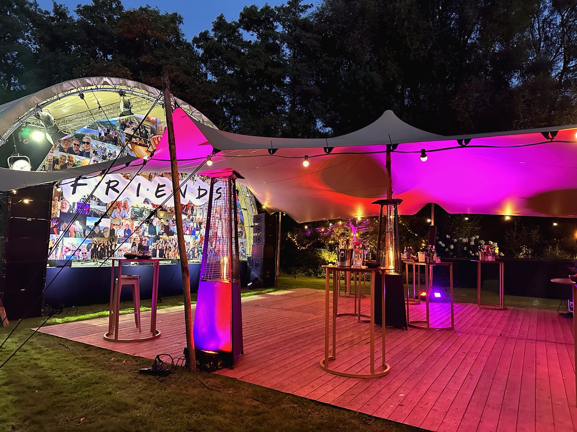 Event in tent